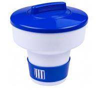 CABLEPELADO - Dispensador Flotante de Cloro para Piscina, Dosificador Regulable para Pastillas de 200 g, Liberación Ajustable de Cloro, Resistente a Rayos UV y Productos Químicos, para Piscinas, Spas