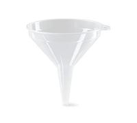 CABLEPELADO - Embudo - cono de trasvase - pipeta - tolva para alimentación - libre de BPA - facil de limpiar - 12 cm - color blanco