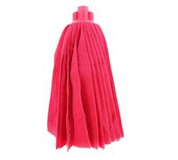 CABLEPELADO - Fregona Ecologica Micro Fibra Tiras Planas - Fregar - pamex - Limpieza - higiene - fregasuelos - Todo Tipo de Suelos y Superficies - Color Rojo