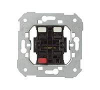 CABLEPELADO Grupo de 2 interruptores | Mecanismo Doble Interruptor | 10 AX 250V | con sistema de emborronamiento rápido | Apto para series Simon 75, 82 y 88