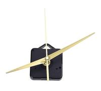 CABLEPELADO Mecanismo Movimiento Reloj Cuarzo silencioso, Kit de reparación de Reloj, Reloj creación 3D, manijas Reloj, Movimiento del Reloj, Aguja Minutos 100mm, Aguja Horas 83 mm, Dorado