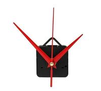 CABLEPELADO Mecanismo Movimiento Reloj Cuarzo silencioso, Kit de reparación de Reloj, Reloj creación 3D, manijas Reloj, Movimiento del Reloj, Aguja Minutos 100 mm, Aguja Horas 80 mm, Rojo