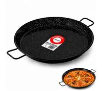 CABLEPELADO Paellera Valenciana Esmaltada 34 cm - ESPECIAL INDUCCIÓN, Antiadherente, Resistente y Fácil Limpieza - Ideal para 3-5 Personal - Paellas Sabor Tradicional