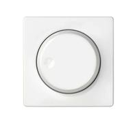 CABLEPELADO Placa para los mecanismos electrónicos giratorios Simon 82 | Regulador conmutador electrónico giratorio | 82054-30 | Apto para superficie y empotrar | 55x55 mm | Color Blanco