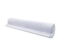 CABLEPELADO Porta Rollos plastico para Papel Film y Aluminio, Dispensador Film Transparente, Cortador de Film, Porta Film con Cortador, Apto para Rollos de 30cm de largo, Plástico, Blanco