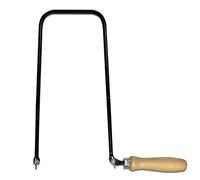 CABLEPELADO Segueta para Marquetería Arco, Sierra de marquetería, Sierra para calar, Sierra de arco para marquetería, Sierra proyectos educativos, 270 mm fondo, Mango de madera, Apto para hoja de 130