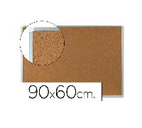 Pizarra corcho q-connect marco de aluminio 90x60 cm - KF03561