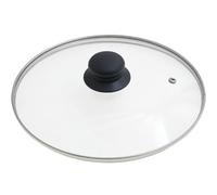 CABLEPELADO Tapa de Cristal para sarten, Tapa de Vidrio Multiusos, Tapadera de Cristal para Olla, Tapa de Cristal con Mango, Tapa Cacerola, Resistente Altas temperaturas, Apto para 30 cm