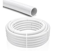 CABLEPELADO - Tubo Flexible Hidrotubo de PVC 16 x 20 mm | Bobina de 25 Metros | Resistente a Presión 30 Bar y Productos Químicos | Blanco