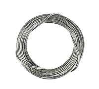 Cabo de aço inoxidável de ， Cable de Acero Inoxidable 304 Resistente, Rollo de 50 m/164 pies(1.2mm)