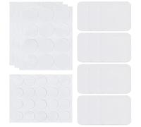 CABODYALS 60 Unidad 3 Estilos de Cinta Adhesiva Transparente de Doble Cara Masilla Adhesiva Resistente Removible Sin Dejar Rastro Puntos Adhesivos de Doble Cara para Montaje En Paredes Manualida