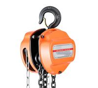 Cabrestante Eléctrico La actualización manual G80 del alzamiento de cadena manual galvanizó la polea de elevación de la altura de 10 pies/20 pies para el garaje Polipasto Eléctrico(2T 20FT)