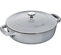 Cacerola, 24 cm, gris grafito, hierro fundido, Staub