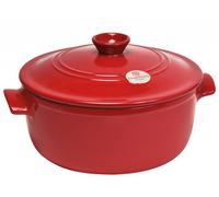 Cacerola, 4 l, con tapa, rojo burdeos, Emile Henry
