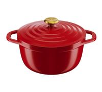 Cacerola AIR E2544655 24 cm, 4,7 l, rojo, Tefal