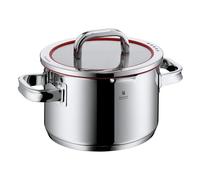 Cacerola alta 20cm Function 4 de WMF de acero inoxidable Cromargan® con Base TransTherm®, incluye Tapa de Cristal con 4 Funciones
