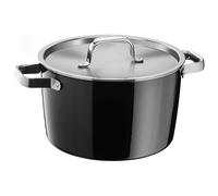 Cacerola Alta Aromatic FusionTec WMF, Fabricada en Alemania, Apta para Inducción y Horno hasta 250°C, Fácil de Limpiar y Duradera