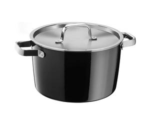 Cacerola Alta Aromatic FusionTec WMF, Fabricada en Alemania, Apta para Inducción y Horno hasta 250°C, Fácil de Limpiar y Duradera