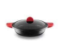 Cacerola Baja Castey Induction Antiadherente De Aluminio Fundido Con Tapadera Y Asas Integradas De Silicona. Ø36cm