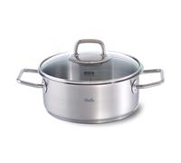 Cacerola baja VISEO 20 cm, plateado, acero inoxidable, Fissler