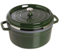 Cacerola COCOTTE, 26 cm, con vaporera, albahaca, hierro fundido, Staub