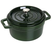Cacerola COCOTTE, 28 cm, con vaporera, albahaca, hierro fundido, Staub
