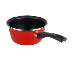 Cacerola con tapa cristal magefesa k2 rojo 16 acero antiadherente acer