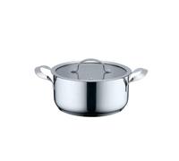 Haeger Cacerola PA-18H.001A con tapa Acero inoxidable Beige/Gris Ø 18 cm