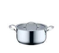 Haeger Cacerola PA-20H.002A Acero inoxidable con tapa Ø 20 cm Beige/Gris