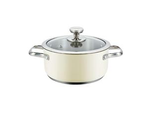 Cacerola con tapa haeger pa-20h.007a beige Ø 20 cm