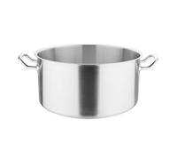 Cacerola de inducción Vogue de acero inoxidable resistente, 18,5 litros, 360 mm