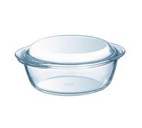Cacerola de vidrio Essentials Pyrex forma redonda con tapa Cm.