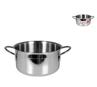 Cacerola HOME De Acero Inoxidable Ecopoint 2 Asas Cm 14