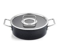 Cacerola honda ADAMANT 24 cm, negro, aluminio, Fissler