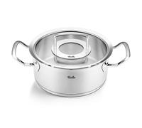Cacerola ORIGINAL PROFI 20 cm, plata, acero inoxidable, Fissler