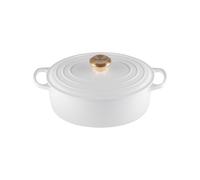 Cacerola Oval 27 cm Le Creuset Signature Hierro fundido 21178270101441 Blanco