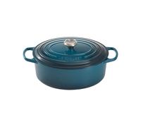 Cacerola Oval 31 cm Le Creuset Signature Hierro fundido 21178316422430 Deep Teal