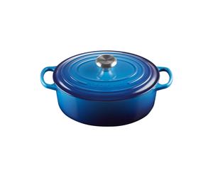 Cacerola Oval 33 cm Le Creuset Signature Hierro fundido 21178332202430 Azure