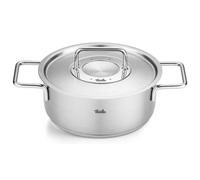Cacerola PURE 20 cm, plata, acero inoxidable, Fissler