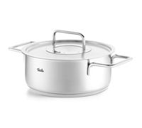 Cacerola PURE 24 cm, plata, acero inoxidable, Fissler