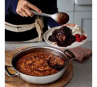 Cacerola Redonda con Tapa de Le Creuset, 3.3 L, Tecnología Multicapa 3-ply, Ideal para Guisos, Risottos y Cocciones Saludables con Poco Aceite