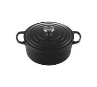 Cacerola Redondo 20 cm Le Creuset Hierro fundido 21177200002430 Negro Mate