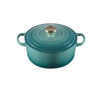 Cacerola Redondo 20 cm Le Creuset Hierro fundido 21177200994450 Bleu Riviera