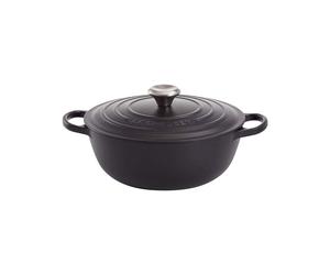 Cacerola Redondo 26 cm Le Creuset Signature Hierro fundido 21114260000430 Negro Mate