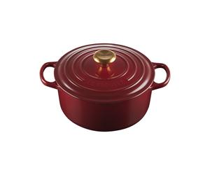 Cacerola Redondo 26 cm Le Creuset Signature Hierro fundido 21177269494441 Garnet