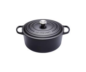 Cacerola Redondo 30 cm Le Creuset Signature Hierro fundido 21177300000430 Negro Mate