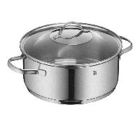 WMF Cacerola Provence Plus Ø24 cm 4,1 L Acero inoxidable sin recubrimiento con tapa, base inducción
