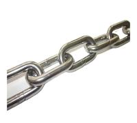 Cadena Acero Inoxidable Cadena De Eslabones Larga De Acero Inoxidable 304/316, 2-10MM De Diámetro, Cadena De Elevación Corta, Cadena De Unión Soldada Industrial(SS304 Long Link,1.5MM 10Meters)