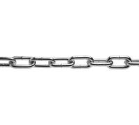 Cadena Ciro de 6 mm, tipo Z, en bobina industrial. Cadena de 6 mm, bobina de 36 metros, 25 kg, galvanizada, modelo Ciro, peso: 25 kg