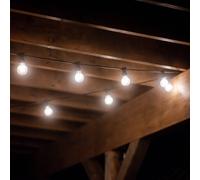 Cadena de luces de exterior PR Home Bright, transparente / negra, 720 cm